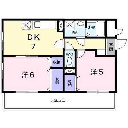 サニーコートの物件間取画像